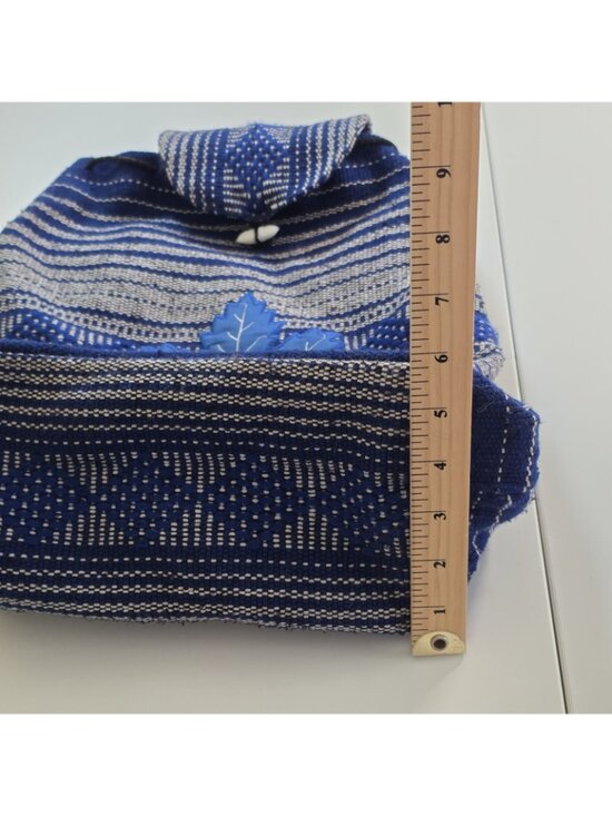 Vintage Toronto Maple Leafs Woven Baja Backpack Rucksack Drawstring Toggle Close main image 13